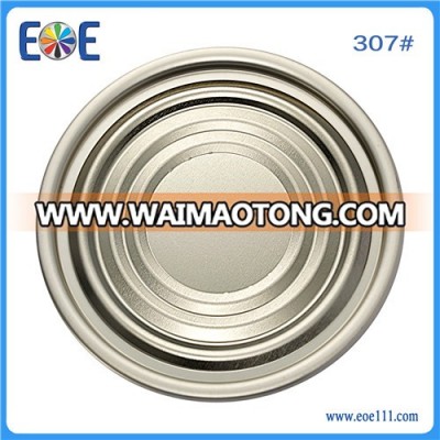 307 golden color full aperture tin eoe canned tuna can tinplate bottom lid